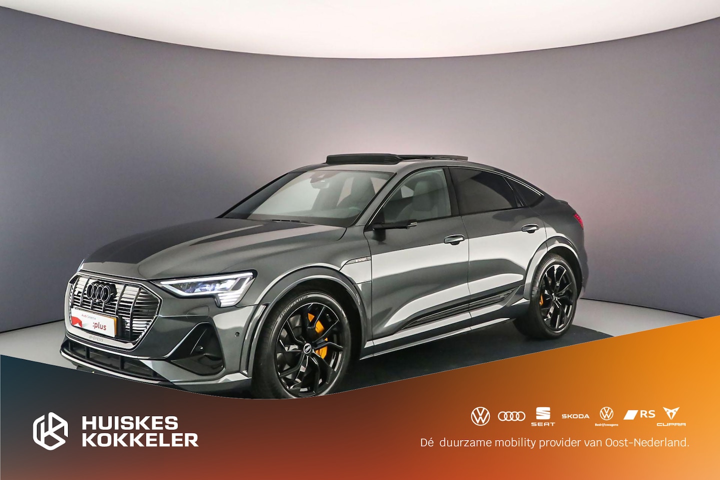 Audi e-tron Sportback - S 503pk | Pano B&O | Head Up | carbon | Nachtzicht | Servo | Tour/City | - AutoWereld.nl