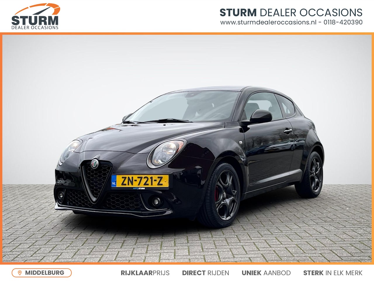 Alfa Romeo MiTo - 0.9 TwinAir ECO | Navigatie | Airco | Park. Sensor | Bluetooth Tel. | DAB | Elek. Ramen + - AutoWereld.nl