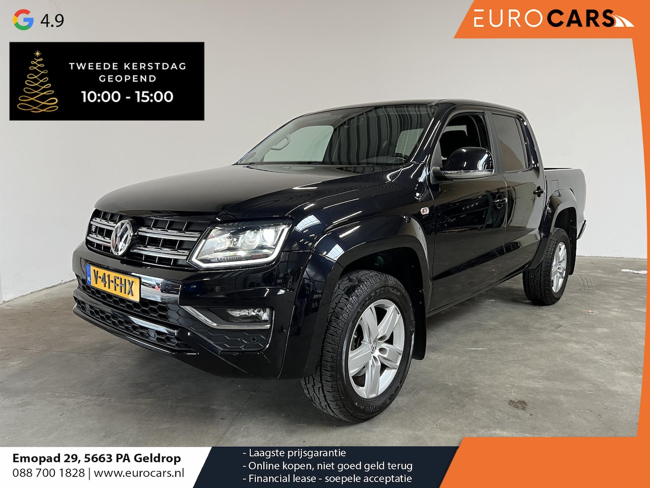 Volkswagen Amarok - 3.0 TDI 4Motion Highline Automaat Airco Bluetooth Cruise Navi PDC - AutoWereld.nl