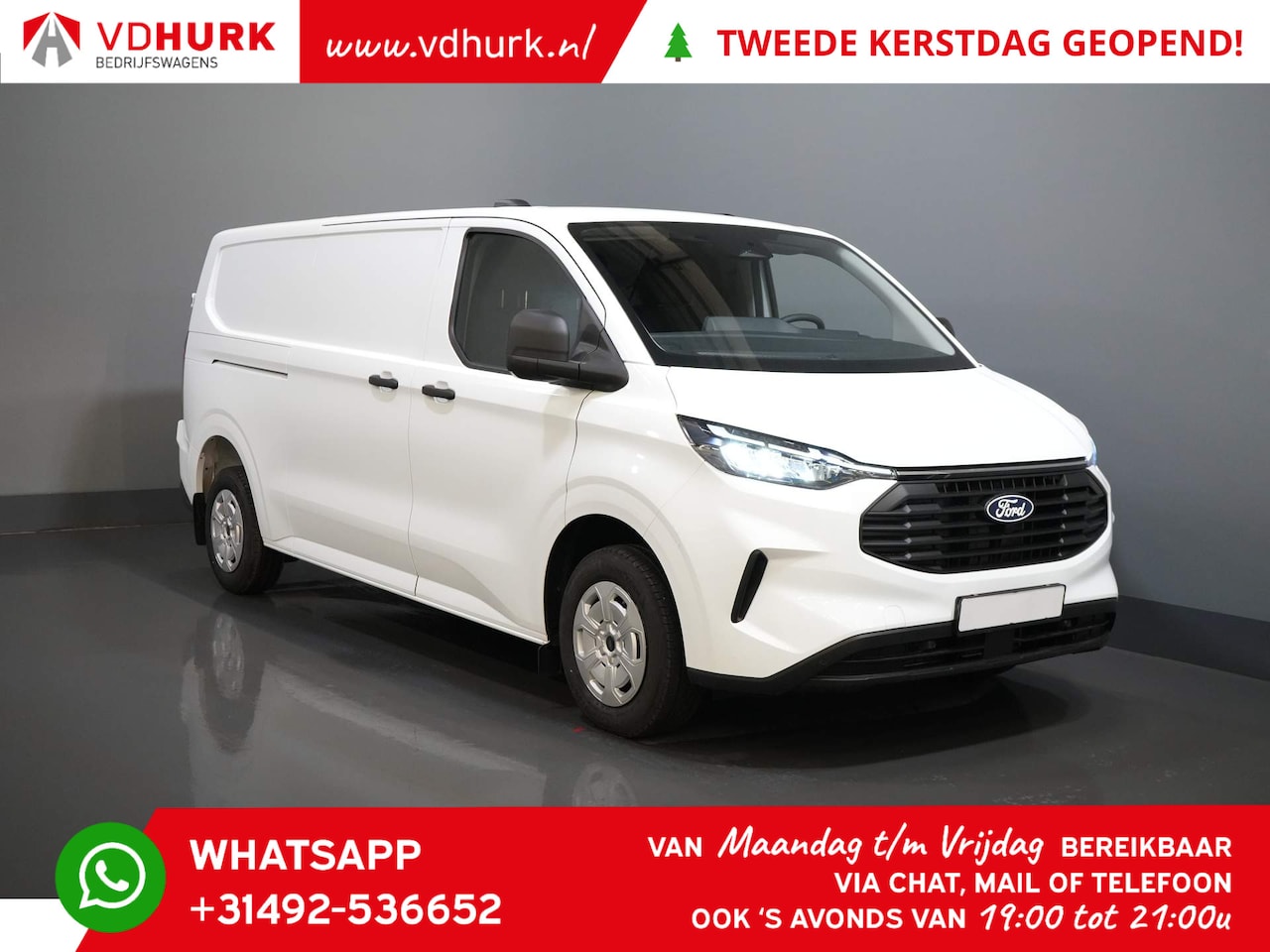 Ford Transit Custom - 2.0 TDCI 170 pk Aut. L2H1 5J/ 200.000 km Garantie./ CarPlay/ LED/ Climate/ Camera/ Cruise/ - AutoWereld.nl