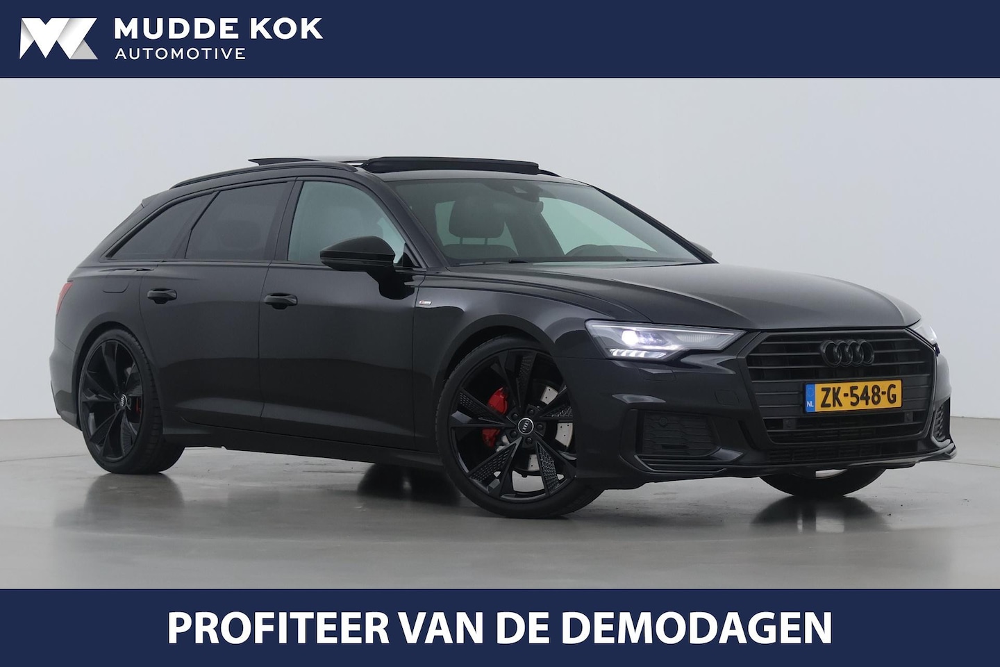 Audi A6 Avant - 45 TFSI Sport S line edition | 3x S-Line | Black Optic | Panoramadak | 21 Inch | Trekhaak - AutoWereld.nl