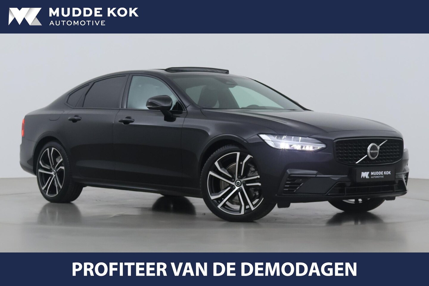 Volvo S90 - T8 Ultimate Dark | Long Range | Bowers&Wilkins | Head-Up | 360° Camera | Luchtvering Achte - AutoWereld.nl