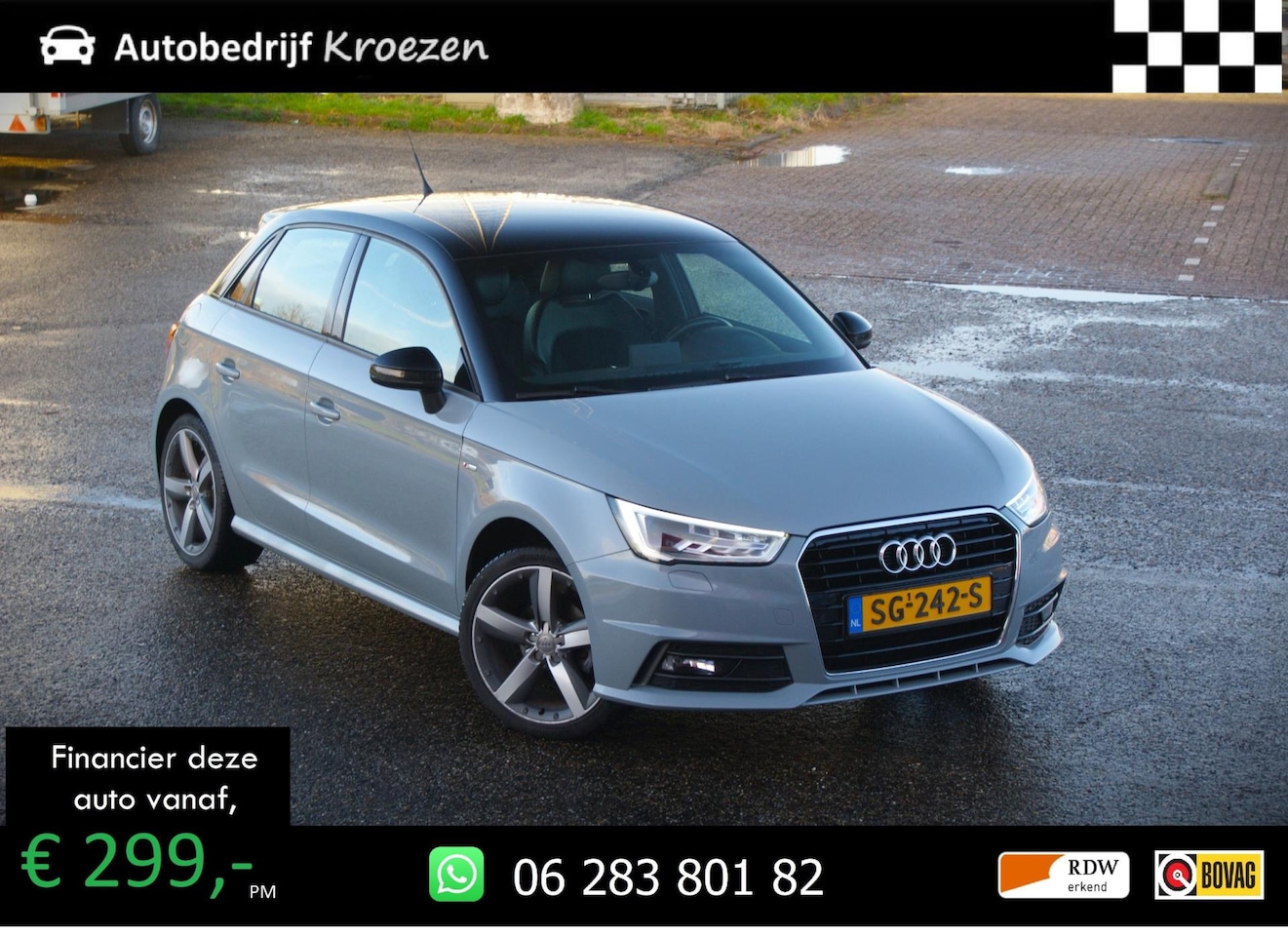 Audi A1 Sportback - 1.0 TFSI Sportback | S-Line | Led | Cruise | Navigatie | - AutoWereld.nl