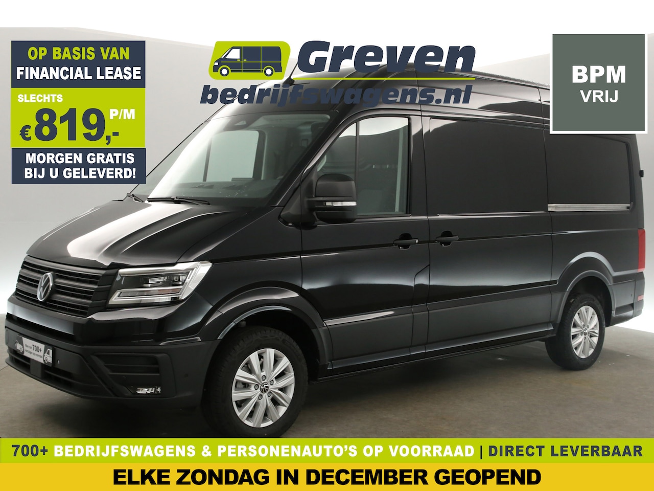 Volkswagen Crafter - 35 2.0 TDI Exclusive L3H3 | NIEUW | BPM Vrij | 141PK Automaat Full LED ACC Airco Camera Ca - AutoWereld.nl