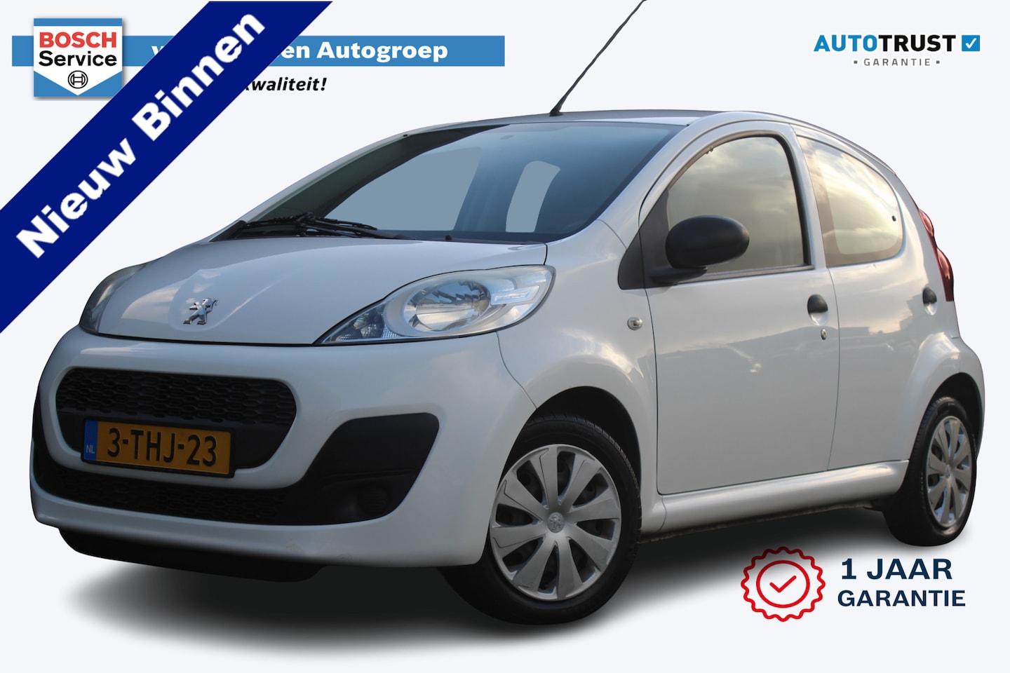 Peugeot 107 - 1.0 Access Accent | incl. 12 maanden garantie | 5 deurs | Airco | Radio CD | Stuurbekracht - AutoWereld.nl