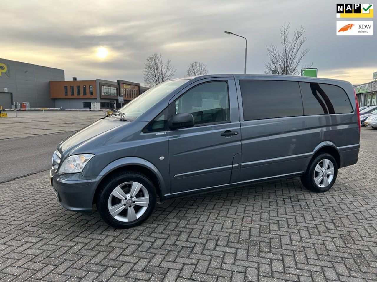 Mercedes-Benz Vito - 113 CDI 320 Lang HD|Automaat DUBBEL CABINE|CRUISE CONTROL| - AutoWereld.nl