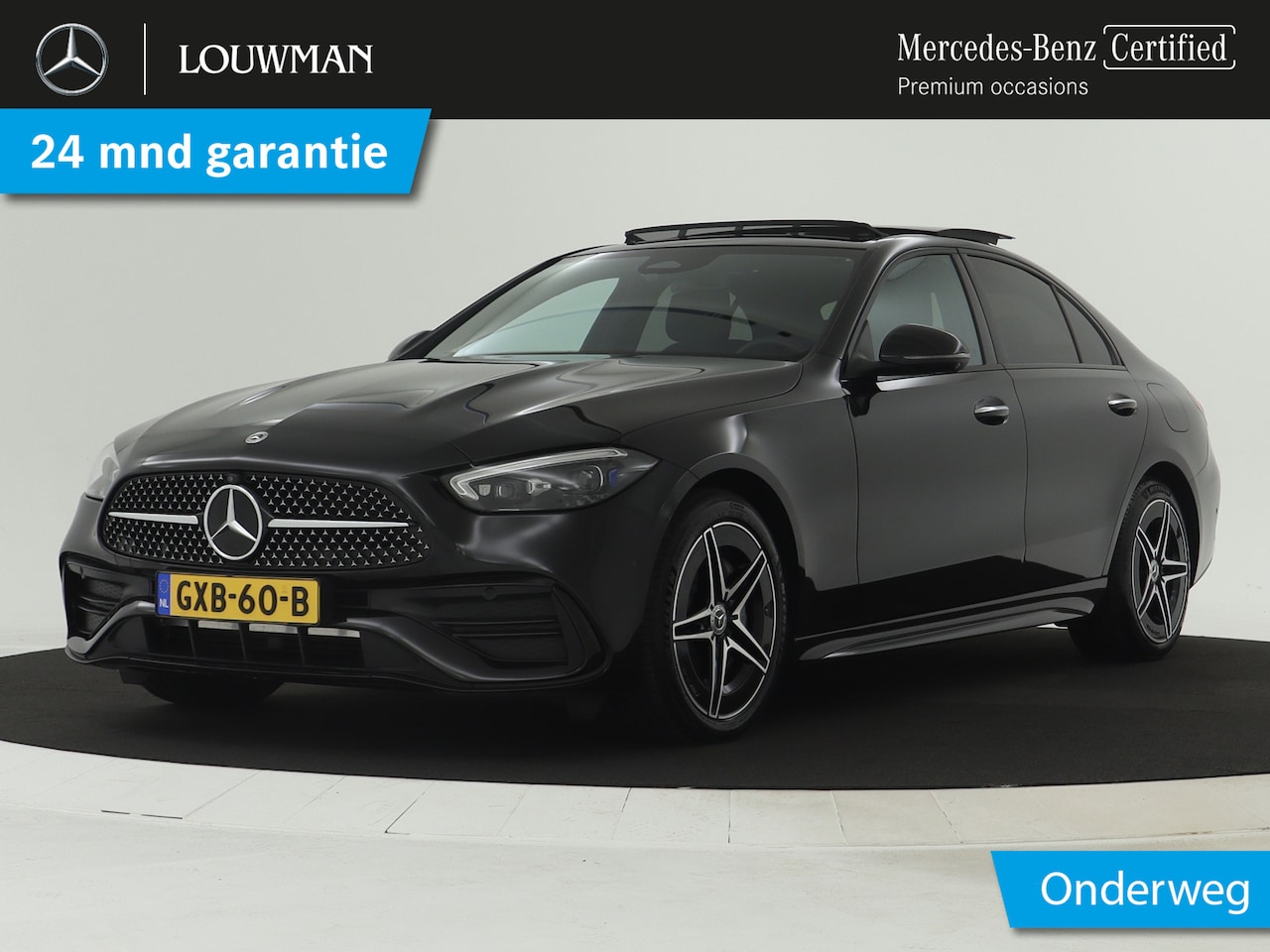 Mercedes-Benz C-klasse - 300 e AMG Plug-In Hybride | Panorama Schuif-Kanteldak | AMG Styling | Night Pakket | Inclu - AutoWereld.nl