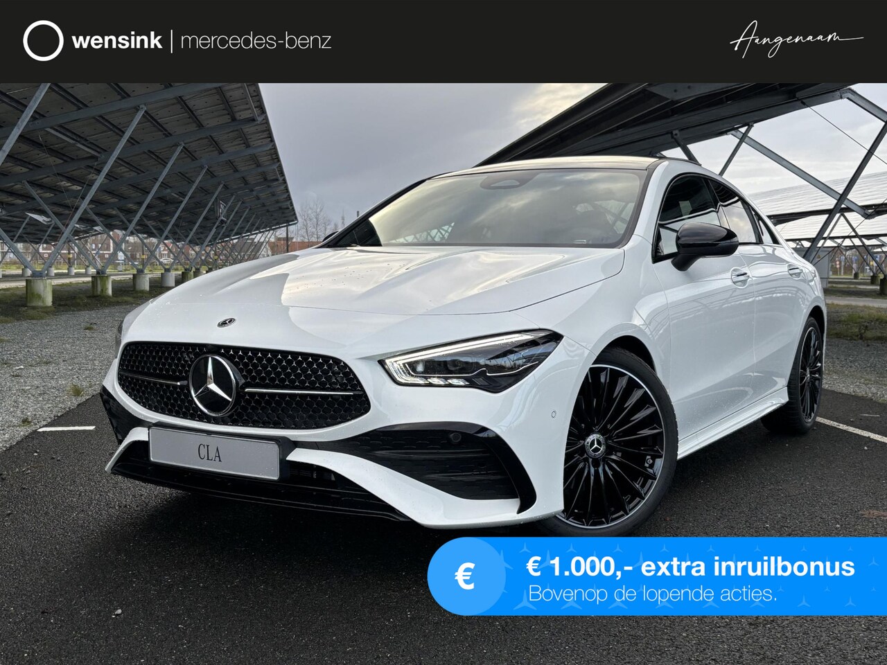 Mercedes-Benz CLA-Klasse - 180 Star Edition AMG Line | Night | Panoramadak | Burmester | Memory | 360 camera | Sfeerv - AutoWereld.nl