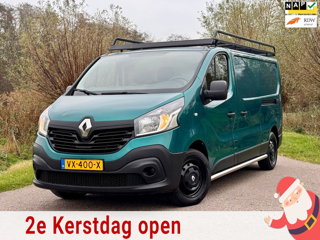 Renault Trafic - 1.6 dCi T29 L2H1 2xSchuifdeur Comfort Airco Cruise Control Bluetooth Trekhaak NAP BTW - AutoWereld.nl