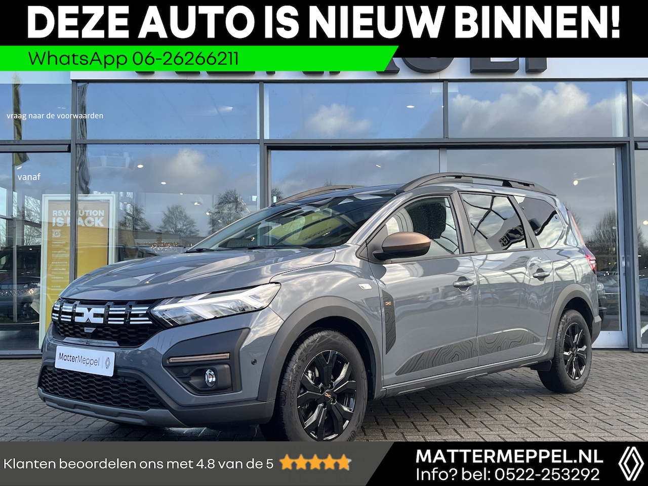 Dacia Jogger - 1.0 TCe 110 Extreme 7 persoons. | Navigatie by Apple CarPlay/Android Auto | Camera | Dodeh - AutoWereld.nl