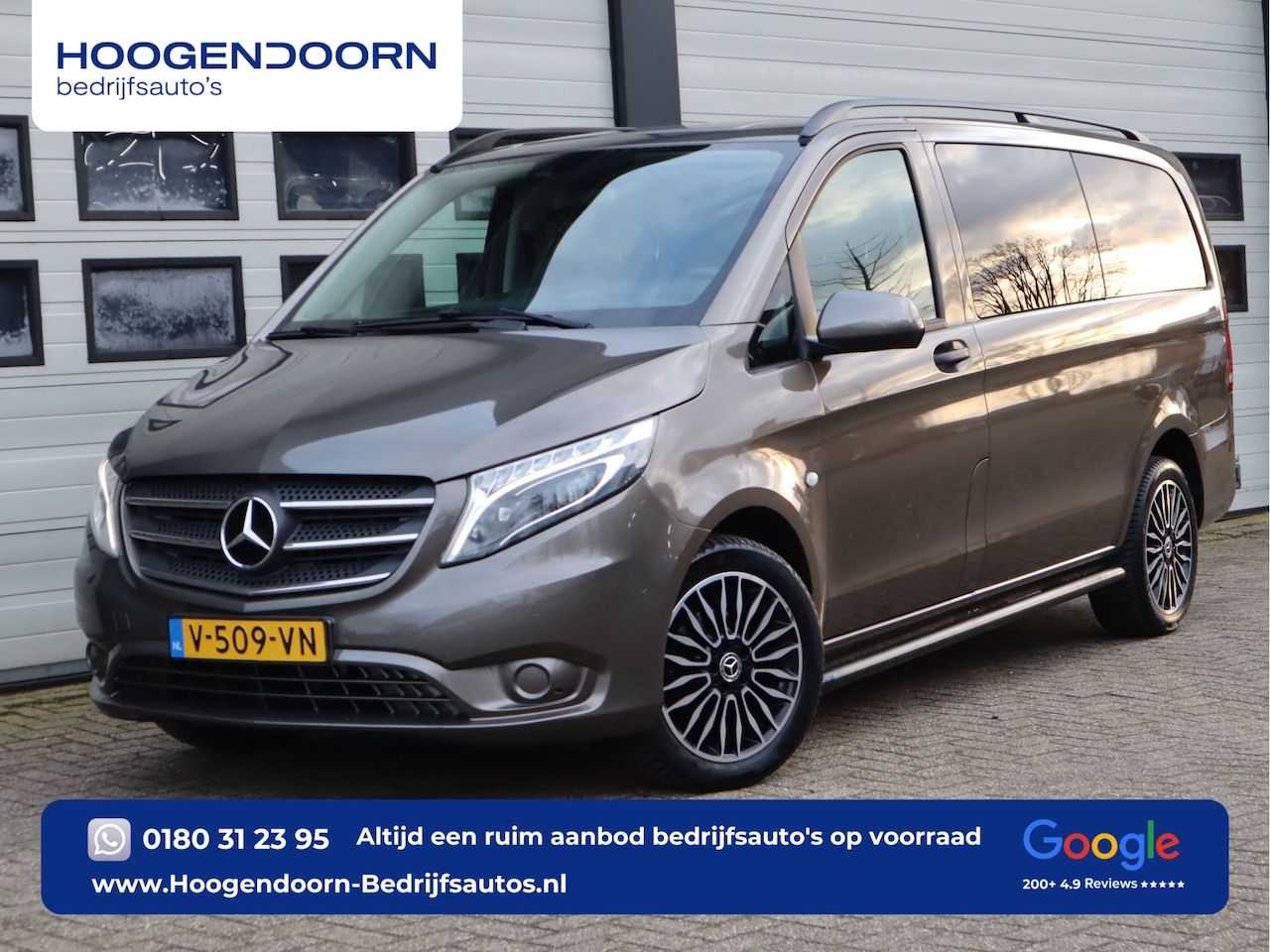 Mercedes-Benz Vito - 111 CDI Euro 6 Lang DC 5 Pers. - Trekhaak - Cruise - Navi - AutoWereld.nl