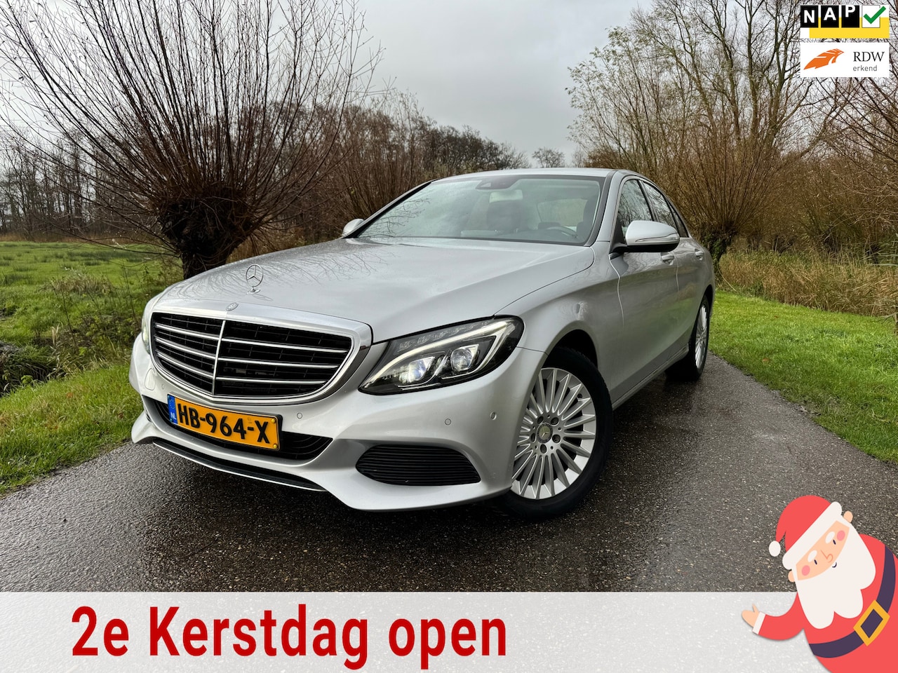 Mercedes-Benz C-klasse - 180 Prestige / Automaat / Airco / Audio-Navi Full Map / Verw. Leder Elektrische Voorstoel - AutoWereld.nl