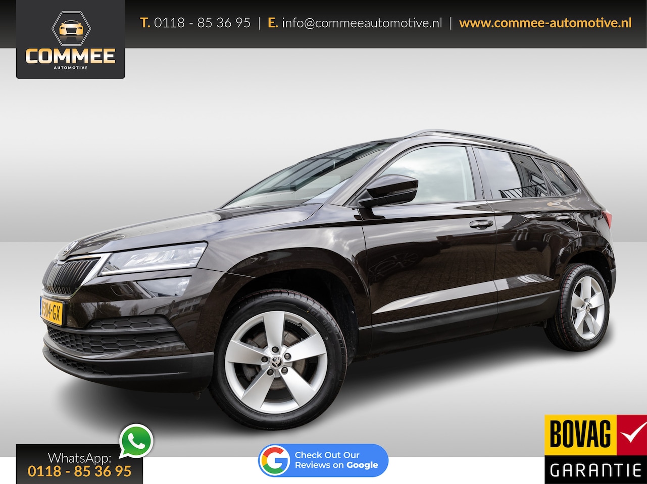 Skoda Karoq - 1.0 TSI Amition Business DSG ✅NAV✅CLIM✅LED✅Sport - AutoWereld.nl