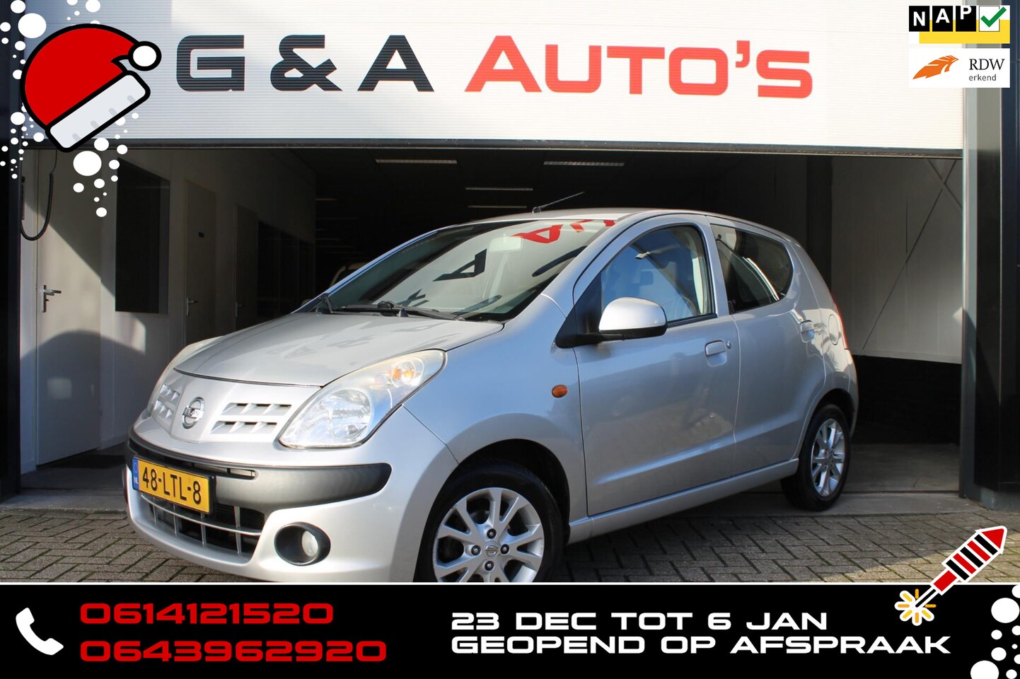 Nissan Pixo - 1.0 Look / AIRCO / ELEKT-PAKKET / NAP /APK 08-2025 - AutoWereld.nl