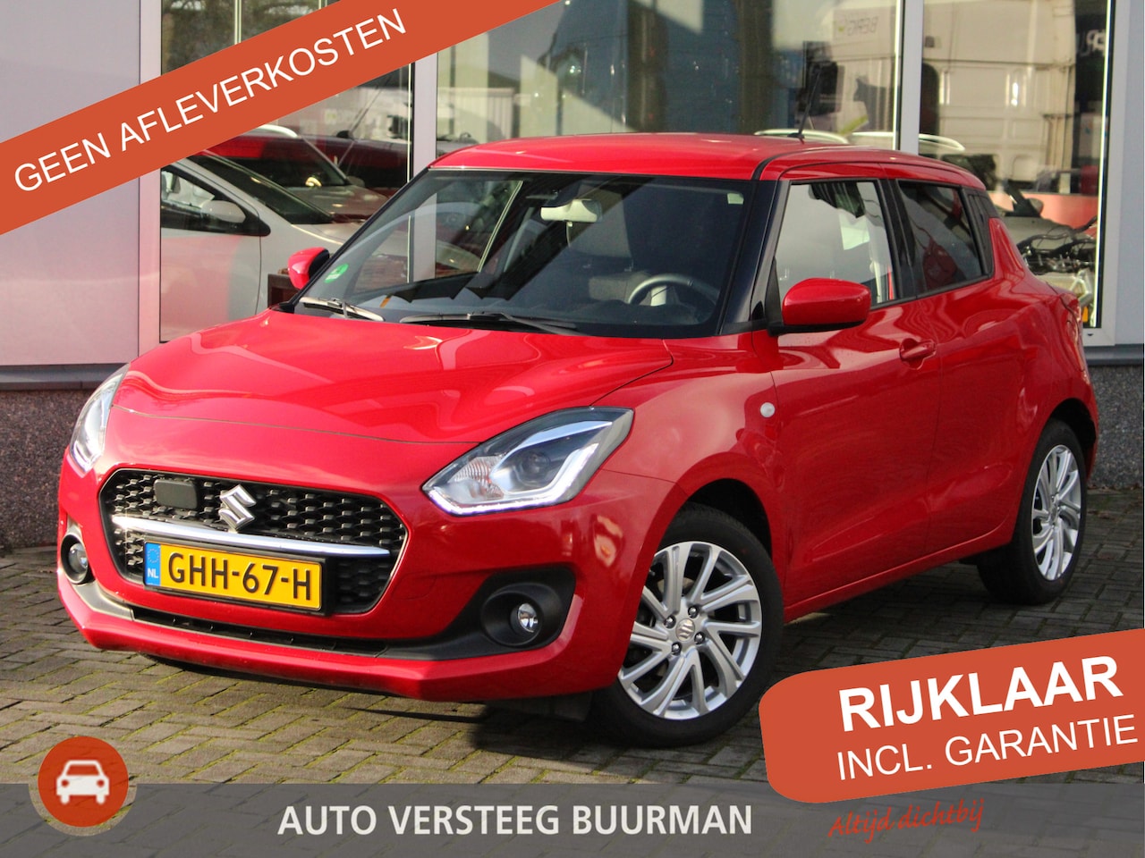 Suzuki Swift - 1.2 Select Smart Hybrid Automaat Adaptieve Cruise Control, Carplay/Android Auto, Dodehoek - AutoWereld.nl