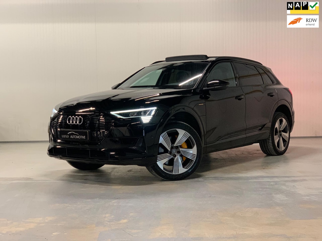 Audi e-tron - E-tron 55 quattro advanced Pro Line Plus 95 kWh | PANO | TREKHAAK | BLACK OPTIC | LEDER - AutoWereld.nl