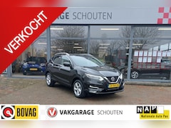 Nissan Qashqai - 1.3 DIG-T Tekna 360 graden camera, Panorama dak, lederen bekleding met stoelverwarming