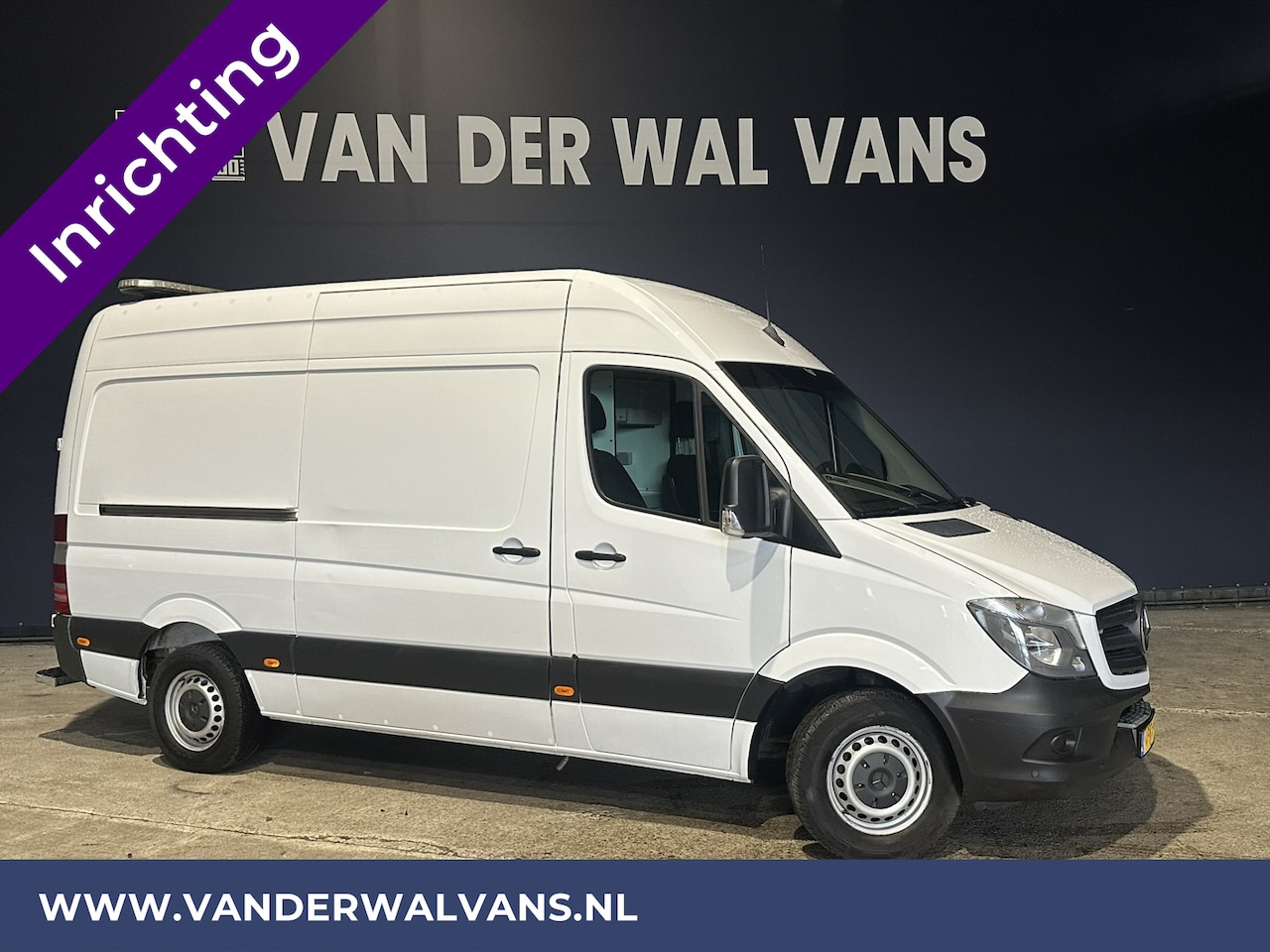 Mercedes-Benz Sprinter - 316 CDI 164pk L2H2 inrichting Euro6 Airco | 2800kg Trekhaak | Camera cruisecontrol, parkee - AutoWereld.nl