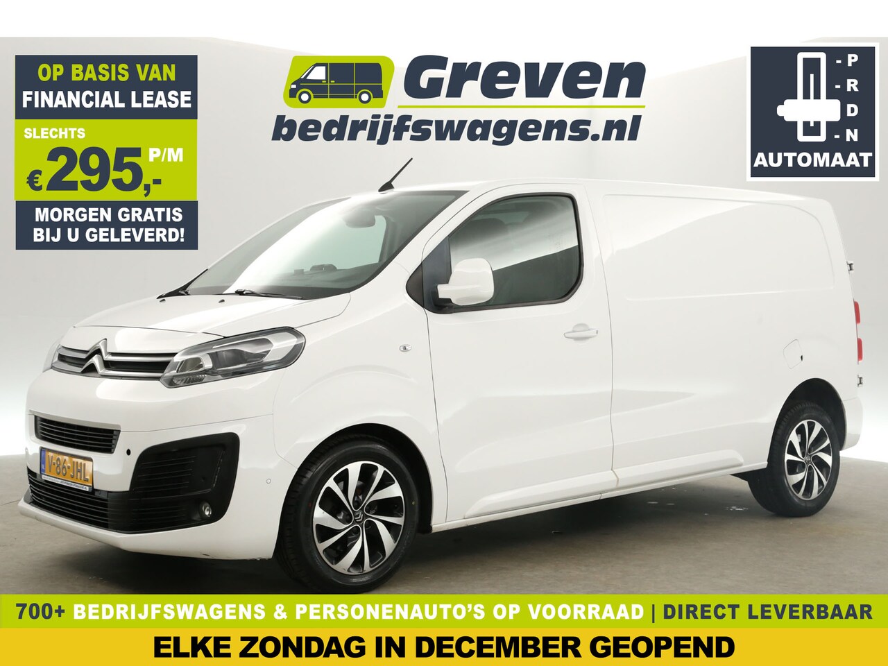 Citroën Jumpy - 2.0 BlueHDI 177PK L2H1 Automaat Airco 360Camera Cruise Carplay PDC Stoelverwarming LED 17" - AutoWereld.nl