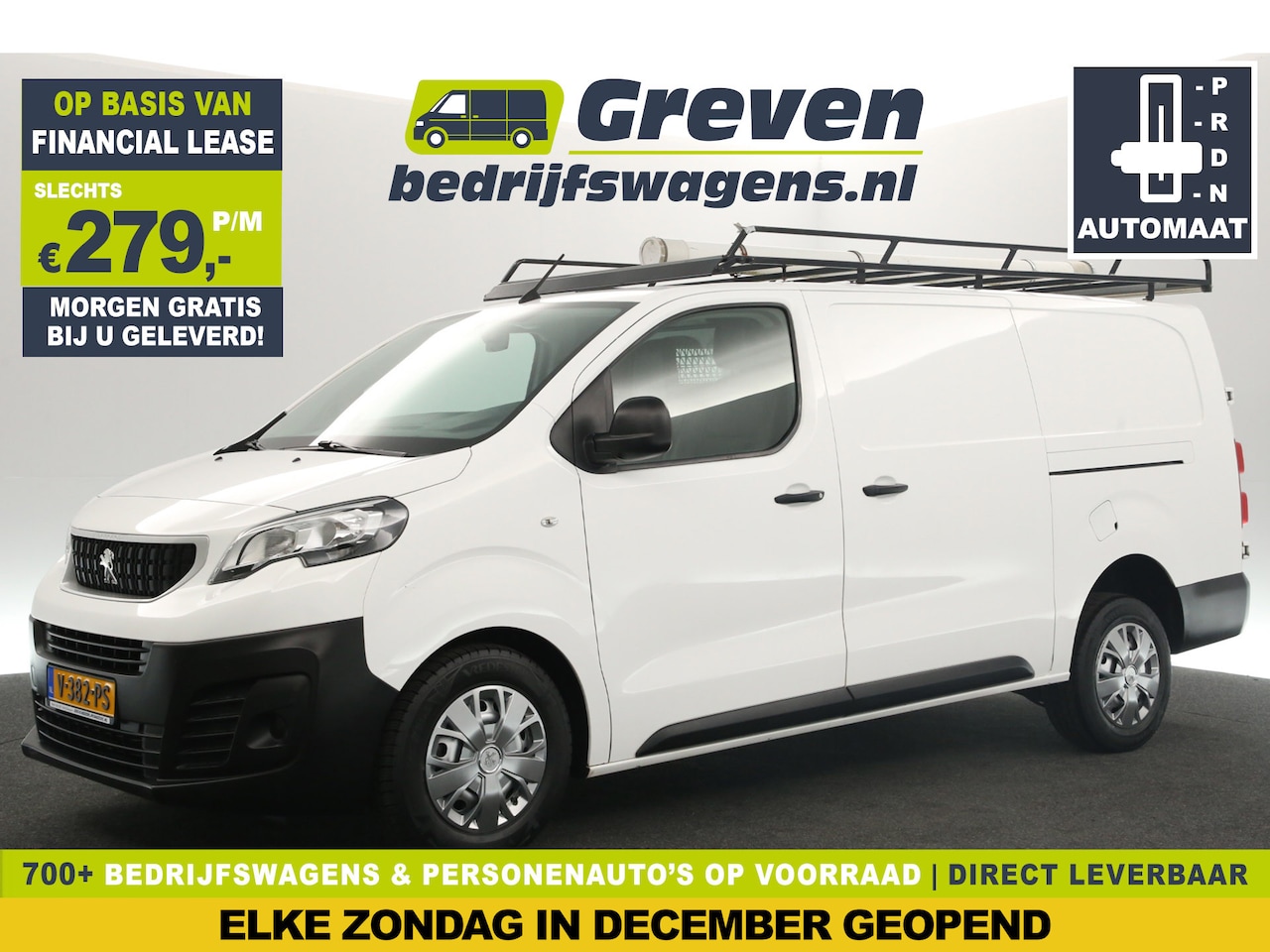 Peugeot Expert - 2.0 BlueHDI L3H1 177PK Automaat Airco Cruise 2xSchuifdeur Imperiaal PDC 3 Persoons Elektrp - AutoWereld.nl