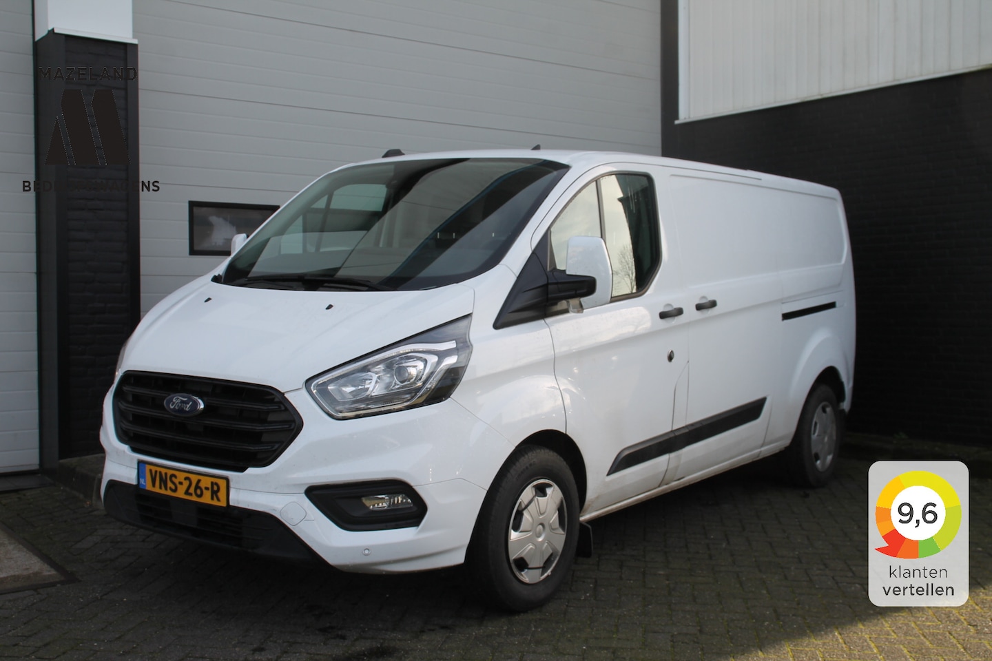 Ford Transit Custom - 2.0 TDCI 13PK Automaat L2 - EURO 6 - Airco - Navi - Cruise - 2x Schuifdeur - € 17.499,- Ex - AutoWereld.nl