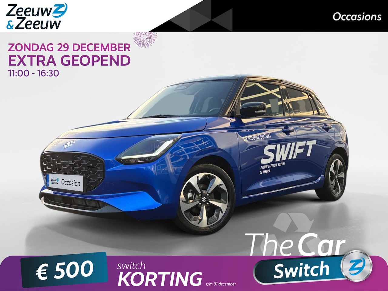 Suzuki Swift - 1.2 Style Smart Hybrid | Nieuw Model ! | Zeer Luxe! | Snel Rijden! - AutoWereld.nl