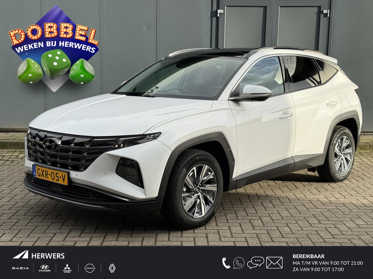 Hyundai Tucson - 1.6 T-GDI HEV 230pk Comfort Smart Sky Automaat / 1650kg Trekgewicht / Navigatie / Camera / - AutoWereld.nl