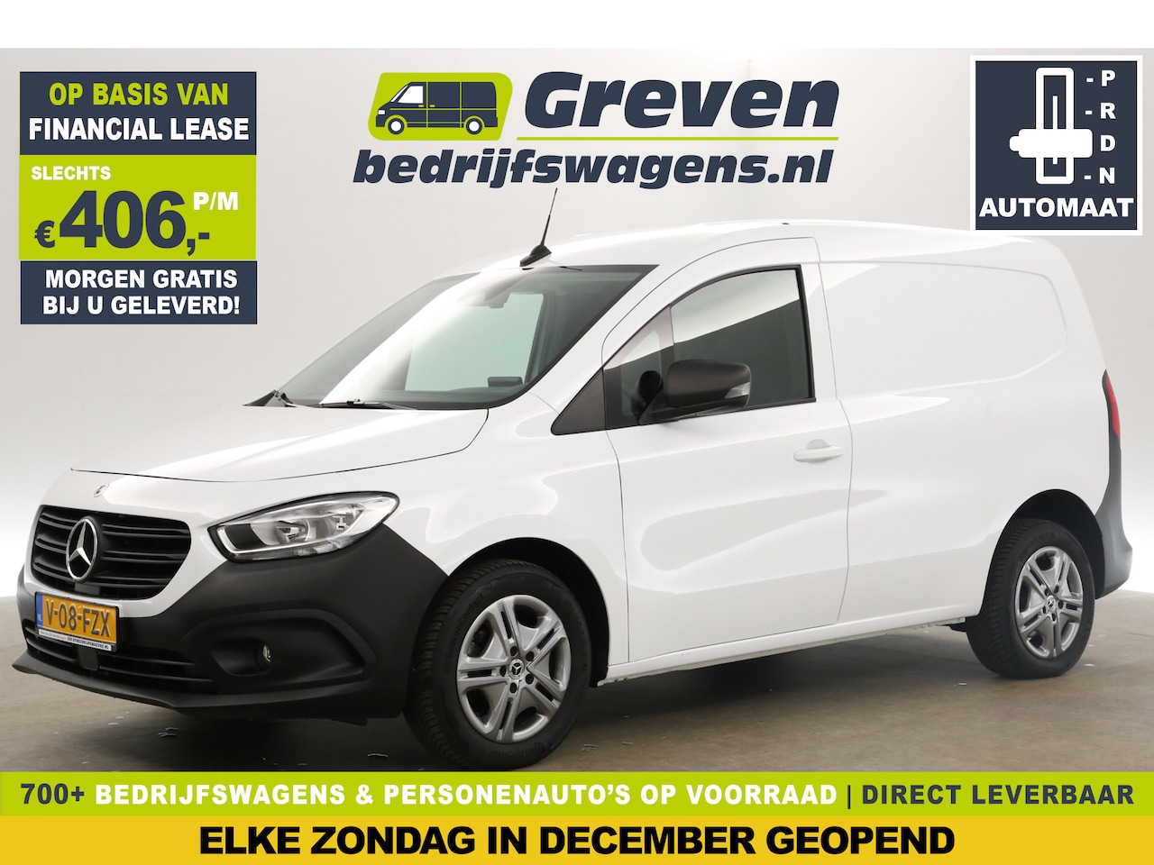 Mercedes-Benz Citan - 110 CDI L1H1 BPM Vrij | Automaat 3 Persoons Airco Camera Carplay Cruise Navi PDC LED Elekt - AutoWereld.nl