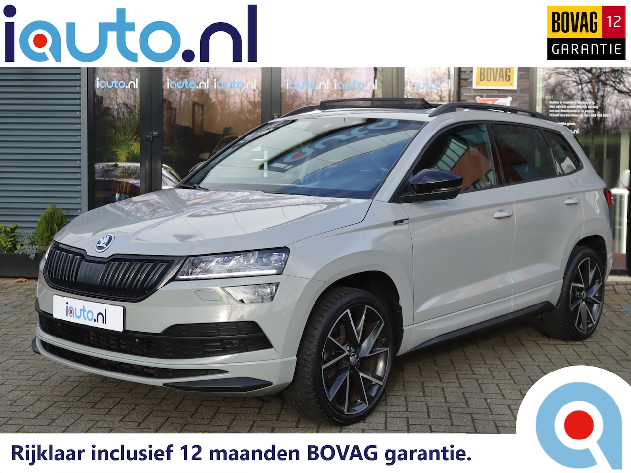 Skoda Karoq - 1.5 TSI ACT DSG Sportline Pano/Virtual Cockpit/Camera/Keyless/ACC/DCC/19"/Canton/Trekhaak - AutoWereld.nl