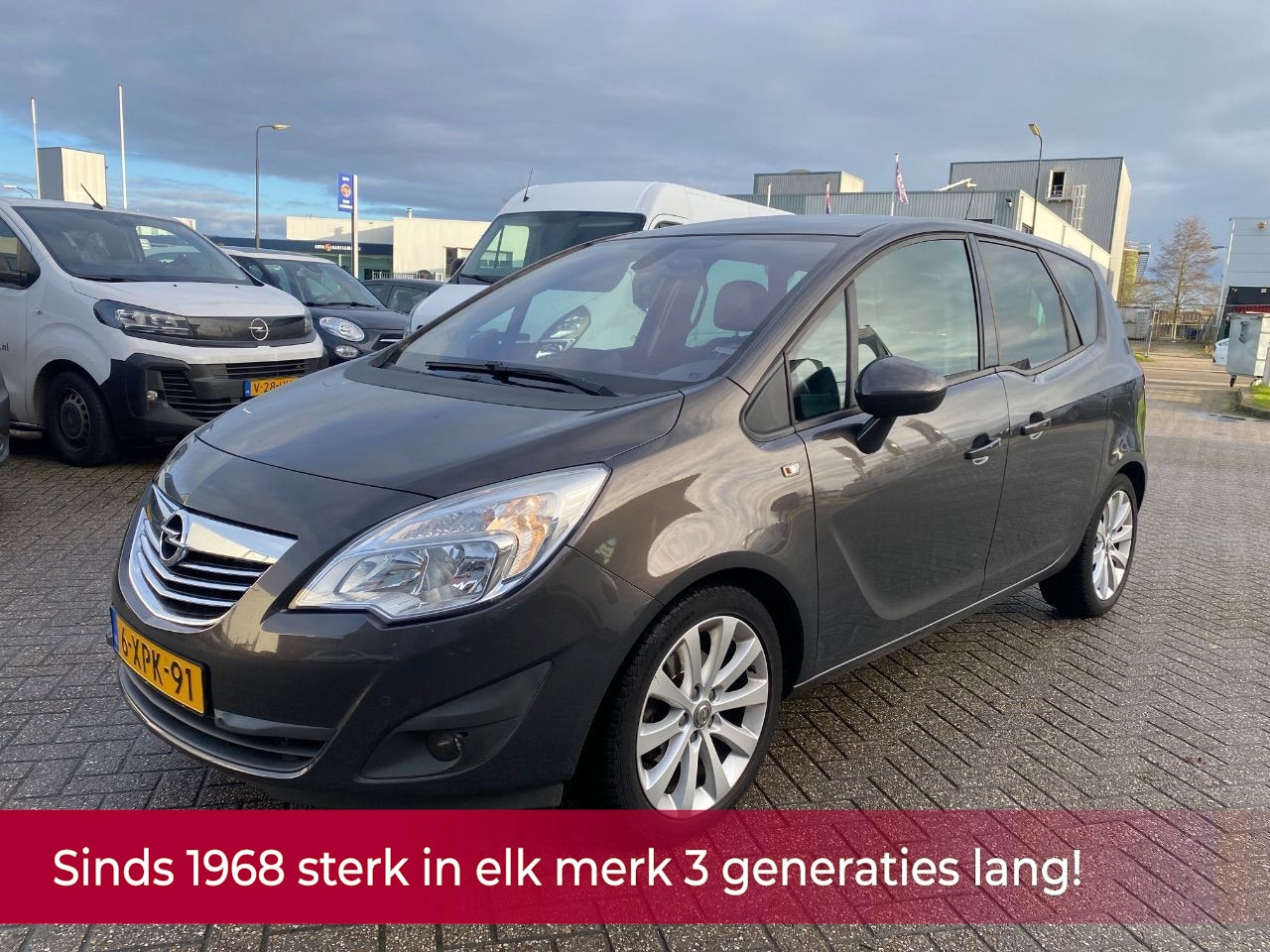 Opel Meriva - 1.4 Turbo Cosmo 120PK! Navi l Leer l Stoelverwarming l Cruise l PDC l 17'LMV! NL AUTO NAP - AutoWereld.nl