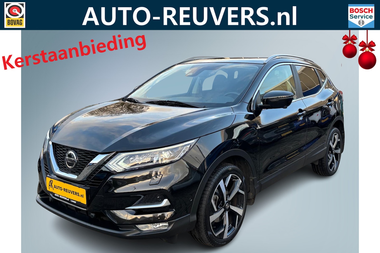 Nissan Qashqai - 1.3 DIG-T Tekna / Pano / LED / CarPlay / Cam / Trekhaak - AutoWereld.nl