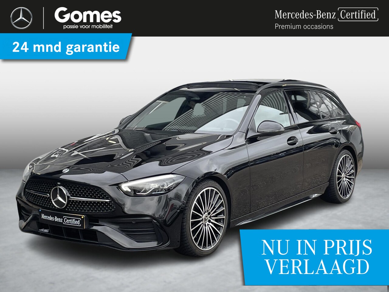 Mercedes-Benz C-klasse Estate - 200 | Panoramadak | AMG Nightpakket - AutoWereld.nl