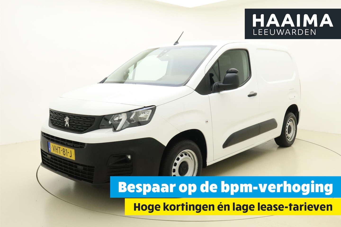 Peugeot Partner - 1.5 BlueHDI Premium 75 PK | Handgeschakeld | 2-zits | Airco | Elektrische ramen | Cruise C - AutoWereld.nl