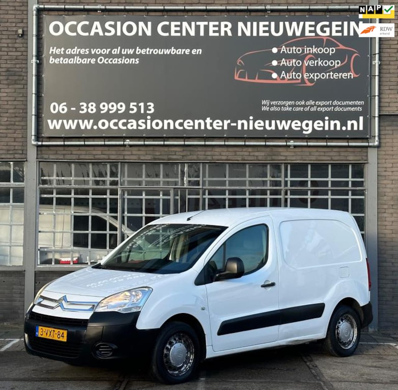 Citroën Berlingo - 1.6 HDIF 500 Comfort 2012 Wit Airco/EURO5! - AutoWereld.nl