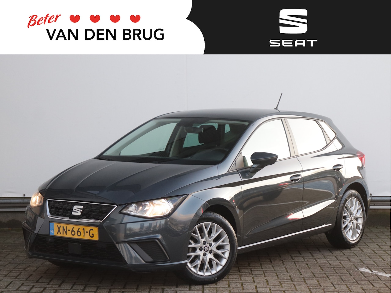 Seat Ibiza - 1.0 TSI Style Business Intense 95pk | Navigatie | Camera | Trekhaak | Parkeersensoren | Cr - AutoWereld.nl