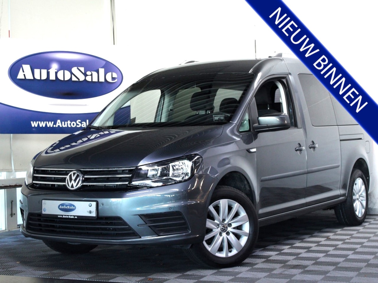 Volkswagen Caddy Maxi - 1.4 TSI DSG Highline 7p. CARPLAY NAV PDC CRUISE '19 - AutoWereld.nl