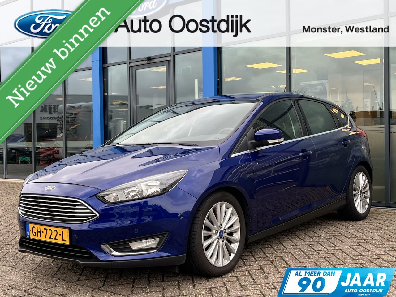 Ford Focus - 1.0 Titanium Edition 125PK NIEUWE DISTRIBUTIERIEM!!! Cruise Navi Climate Verwarmde Voorrui - AutoWereld.nl