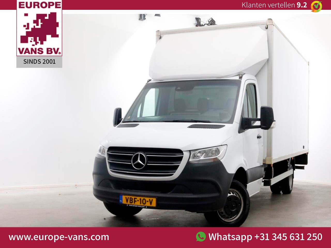 Mercedes-Benz Sprinter - 516 CDI 163pk 7G Automaat XL Bakwagen met achterdeuren L470cm 06-2019 - AutoWereld.nl