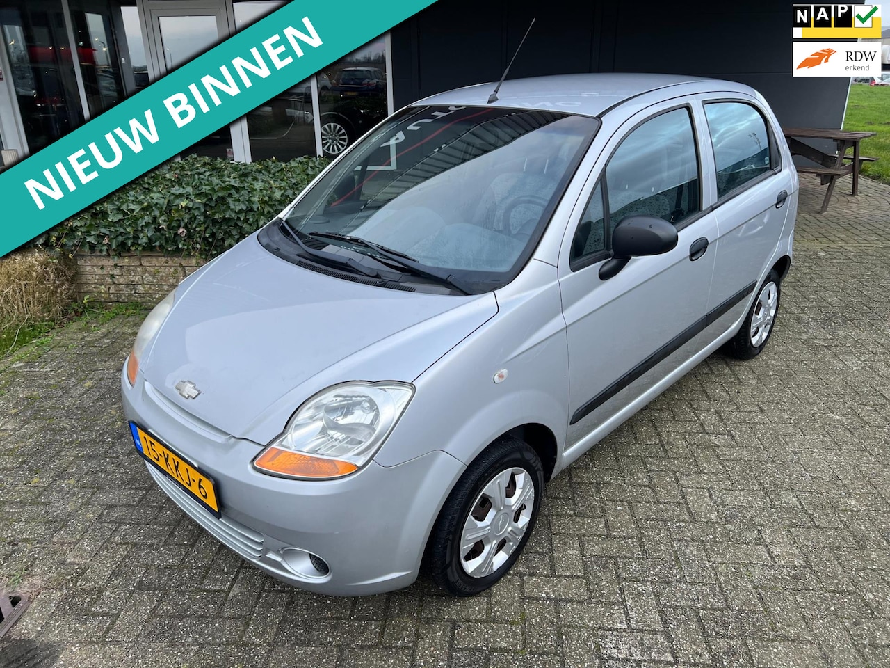 Chevrolet Matiz - 0.8 Spirit AIRCO/CV/ELEKPACK/5 DRS APK+NAP - AutoWereld.nl