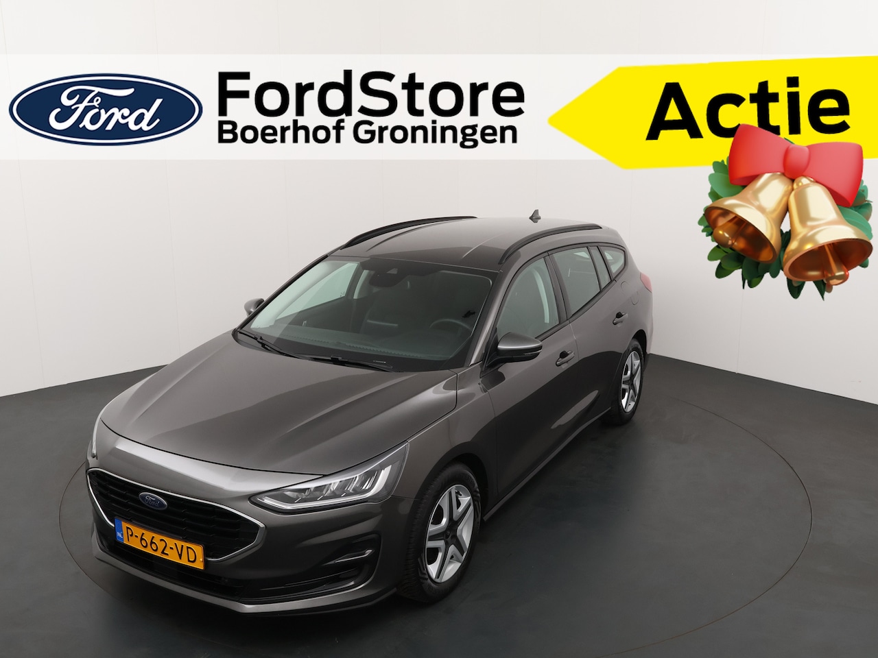 Ford Focus Wagon - EcoBoost 100PK Connected Navi I Airco I Nw Model I LED I All Seasonbanden - AutoWereld.nl