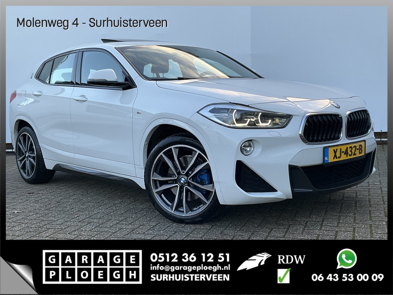 BMW X2 - sDrive20i Aut7 M-Sport Sunroof Leer+Verw Trekhaak Navi High Exec - AutoWereld.nl