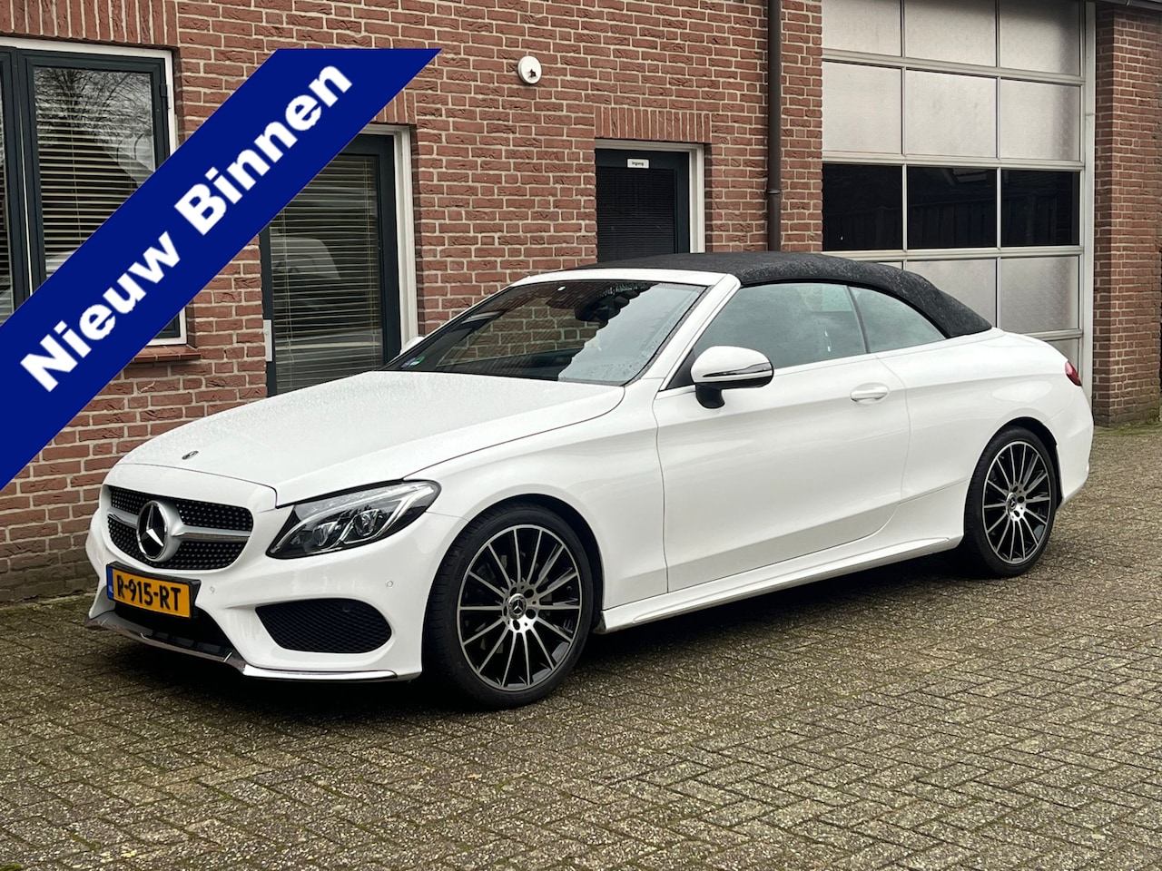 Mercedes-Benz C-klasse Cabrio - 180 Premium Plus. Burmester, 19"LMV, Half Leer, Stoelverw, Led Koplampen - AutoWereld.nl