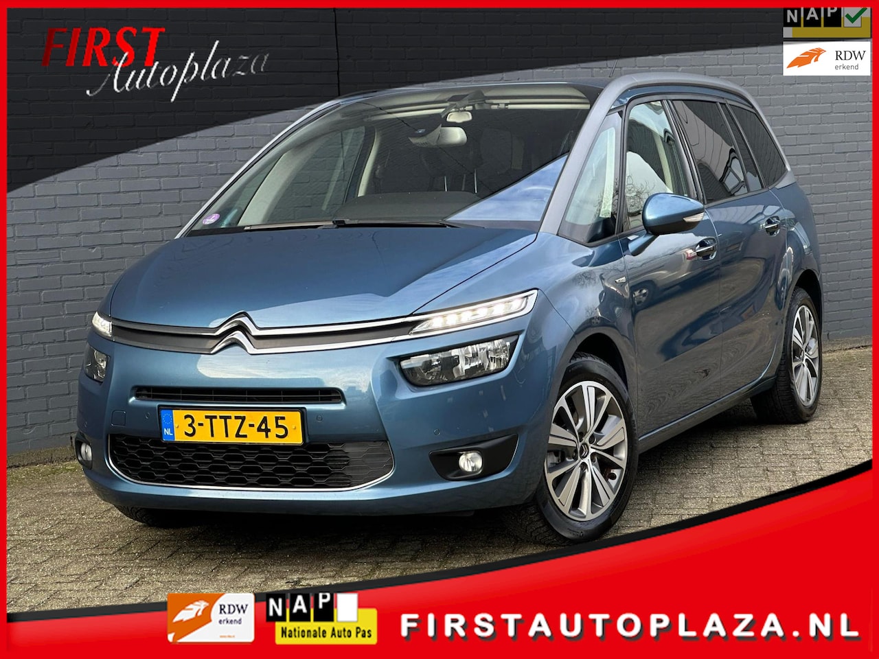 Citroën Grand C4 Picasso - 1.6 THP Exclusive MASSAGE-STOEL/LEDER/NAVI/CAMERA | KEURIGE AUTO ! - AutoWereld.nl