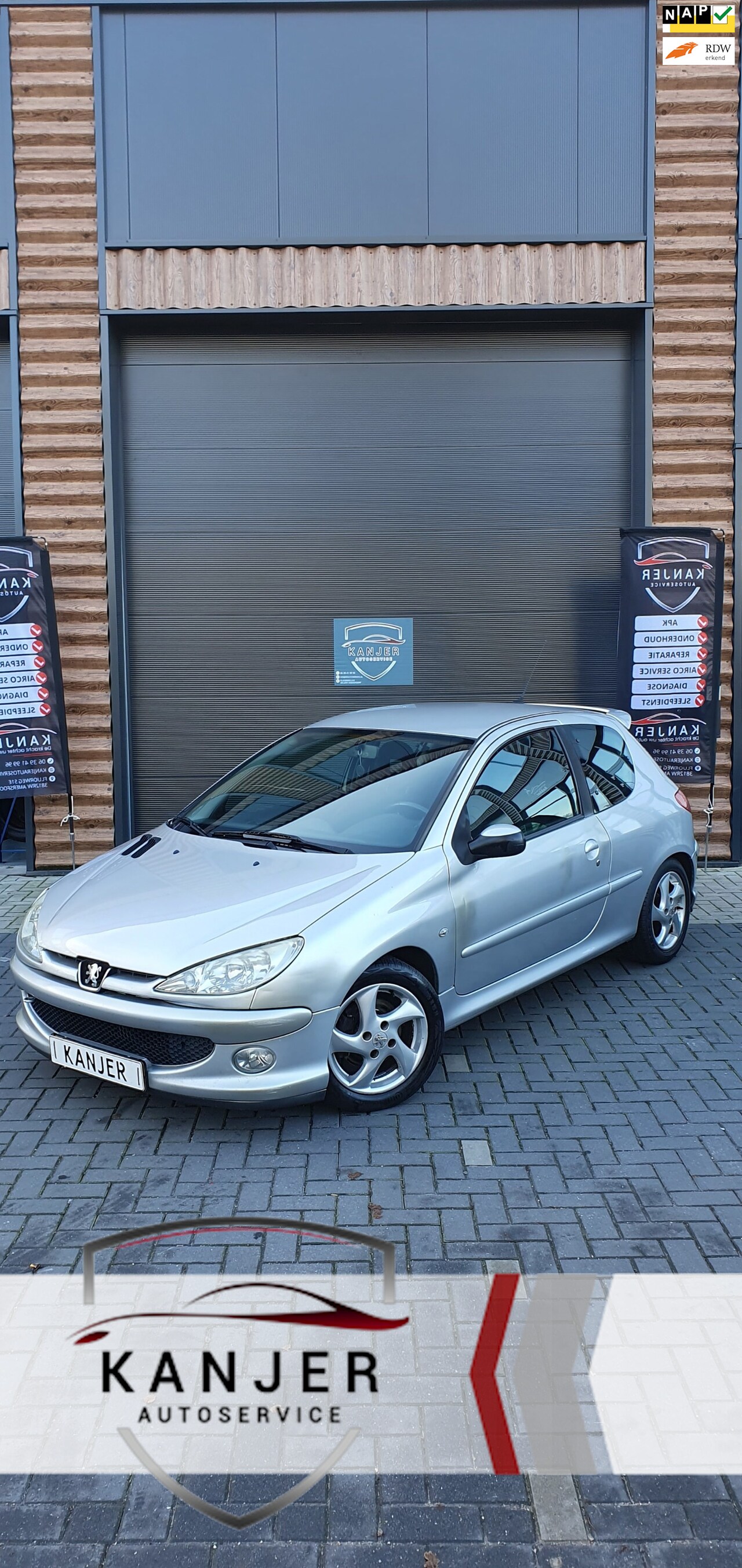 Peugeot 206 - 1.4-16V XS APK 12/2025 CENTRAAL OH BOEKJES 2 SLEUTELS - AutoWereld.nl