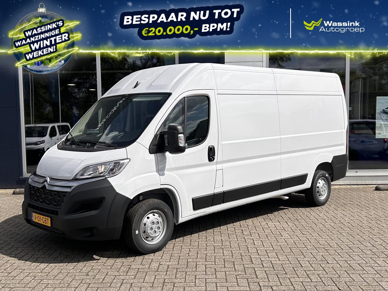 Citroën Jumper - GB 33 L3H2 2.2 BlueHDi 140pk zwaar | Navigatie | Climate control | Apple Carplay & Android - AutoWereld.nl