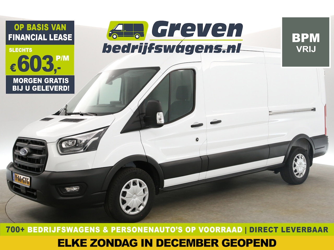 Ford Transit - 350 2.0 TDCI L3H3 Limited | NIEUW | BPM Vrij | 170PK Clima Camera Cruise Carplay 2xSchuifd - AutoWereld.nl