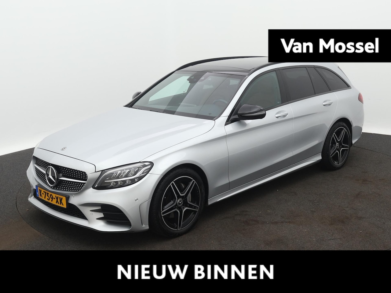 Mercedes-Benz C-klasse Estate - 180 Business Solution AMG | PANORAMADAK | LEDER | STOELVERWARMING | LED VERLICHTING | ELEK - AutoWereld.nl