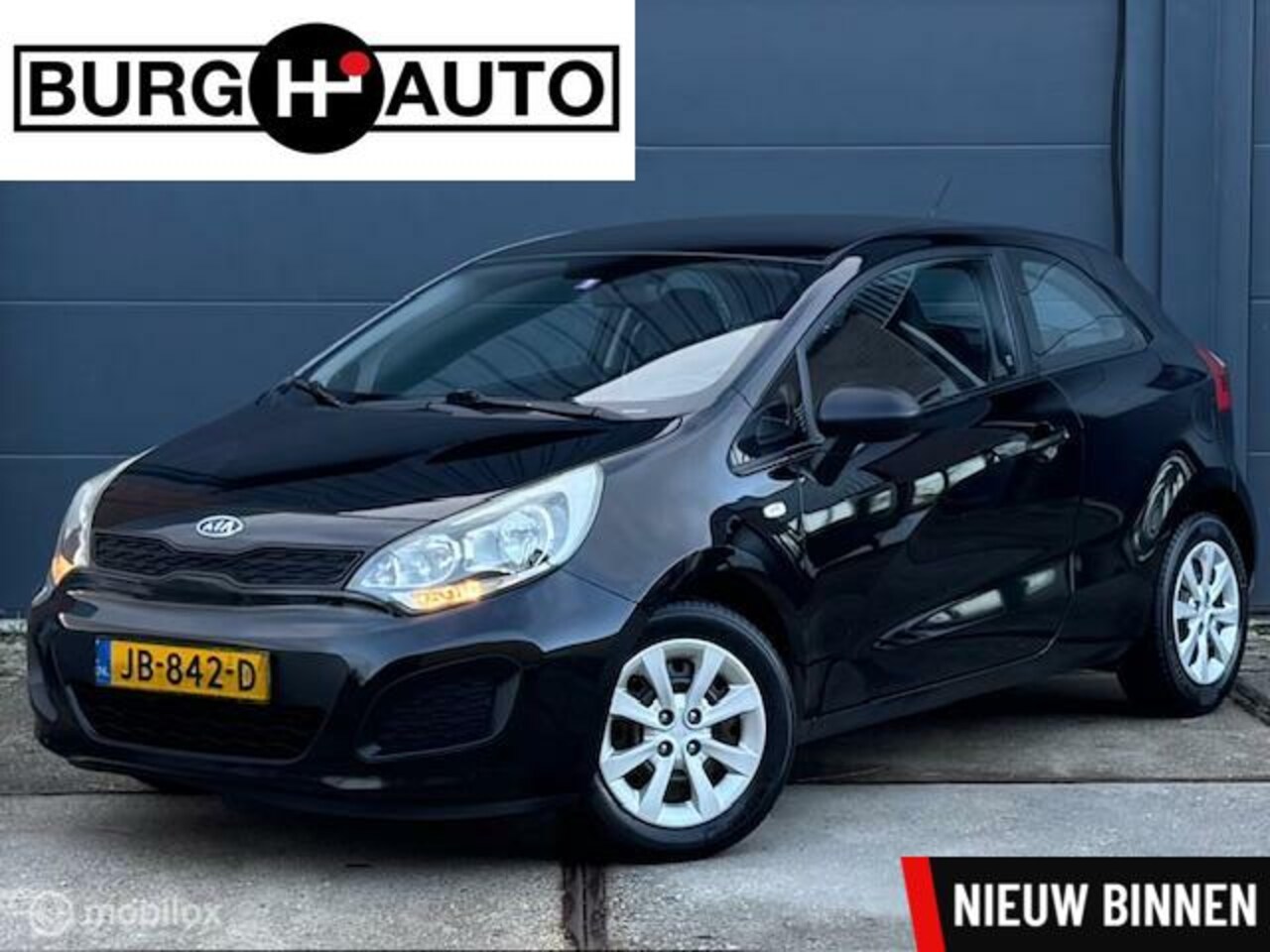 Kia Rio - 1.1 CRDi Comfort Pack 3 deurs - AIRCO - RADIO/CD - BLUETOOTH - EL. RAMEN + SPIEGELS - 3E E - AutoWereld.nl