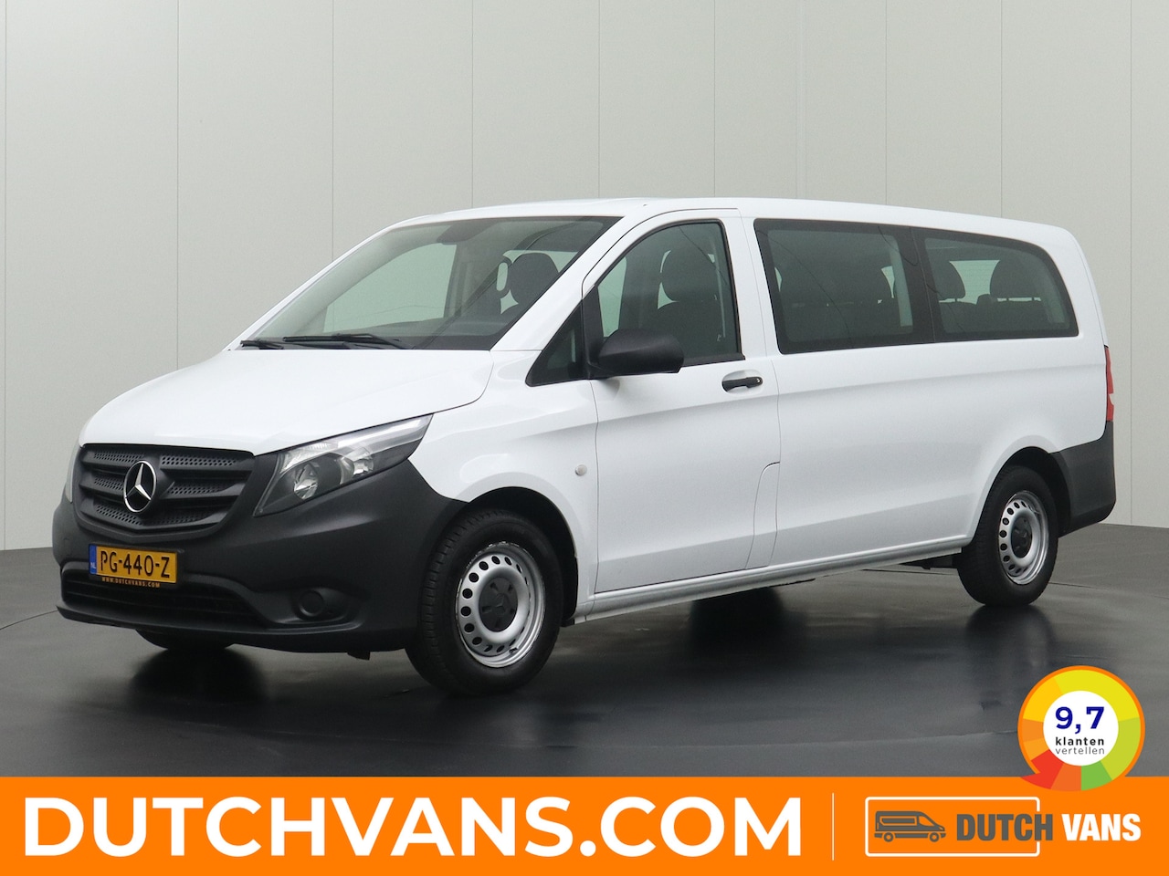 Mercedes-Benz Vito - 9-Persoons Personenbus | Kombi extra Lang | BPM Vrij | Airco | 2-2-2-3 Bestoeling - AutoWereld.nl