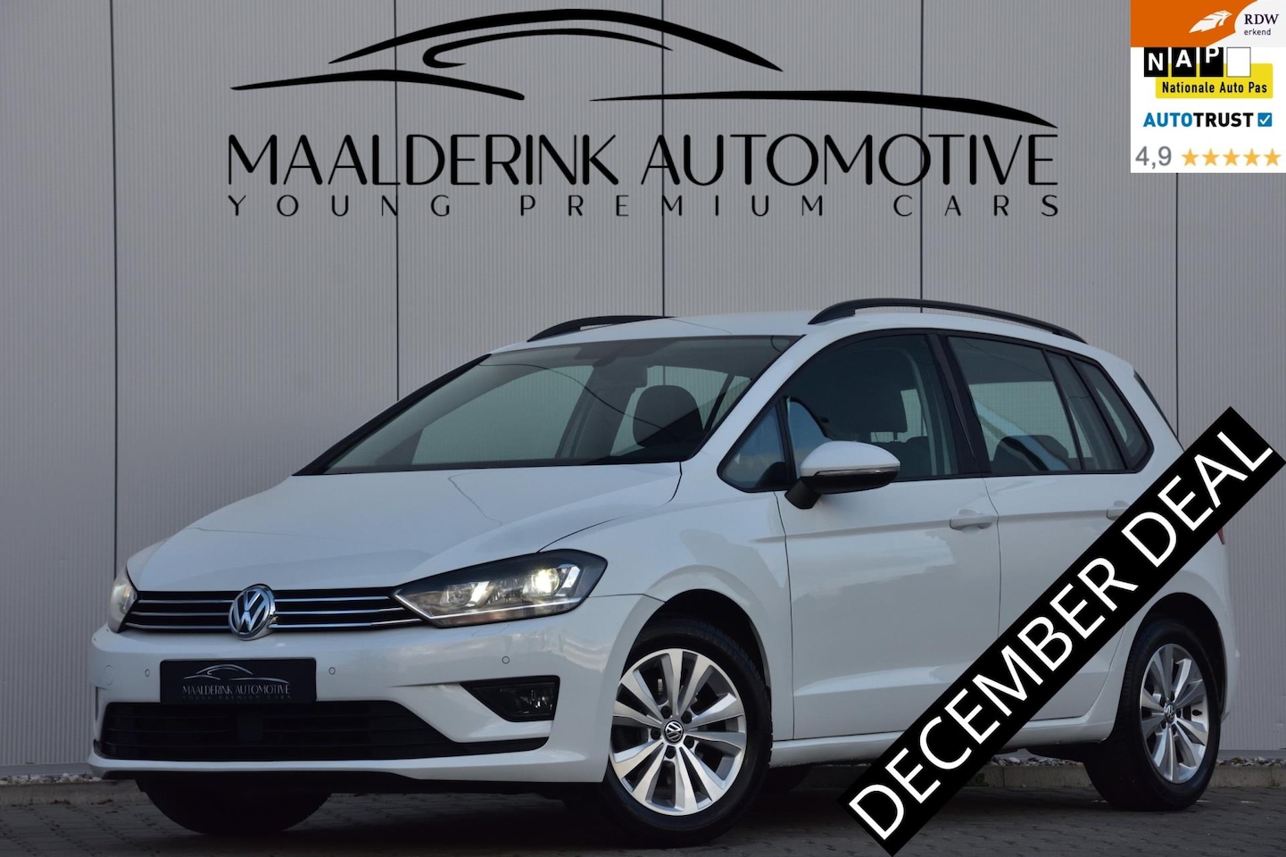 Volkswagen Golf Sportsvan - 1.4 TSI Highline Leder, Navi, Xenon, Stoelverwarming, Parkeersensoren - AutoWereld.nl